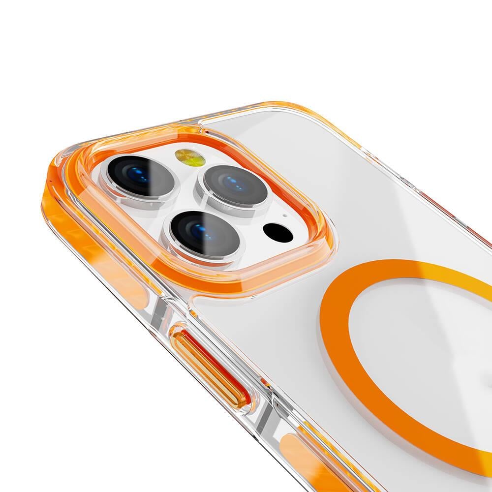 Apple iPhone 14 Pro Max Kılıf M-safe Şarj Özellikli Airbagli Takılabilir Askı Aparatlı Zore Nana Kapak