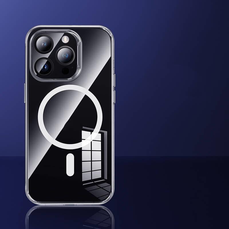 Apple iPhone 14 Pro Max Kılıf M-safe Şarj Özellikli Benks 1.8mm Ultra İnce Şeffaf Kapak
