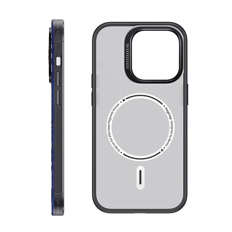 Apple iPhone 14 Pro Max Kılıf M-safe Şarj Özellikli Benks Casebang Memory & Meditation Kapak
