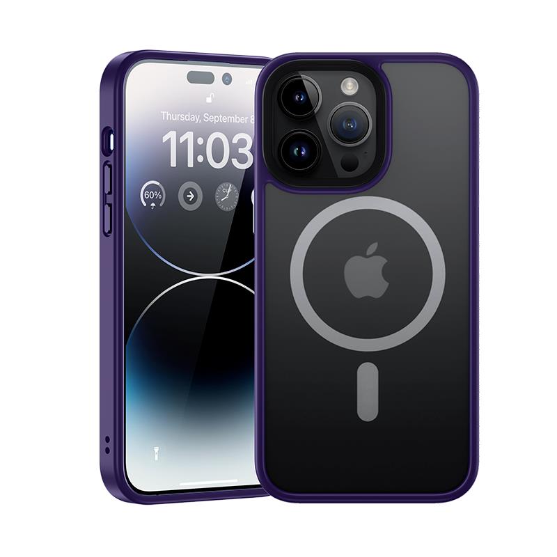 Apple iPhone 14 Pro Max Kılıf M-safe Şarj Özellikli Benks Mist Hybrid Kapak