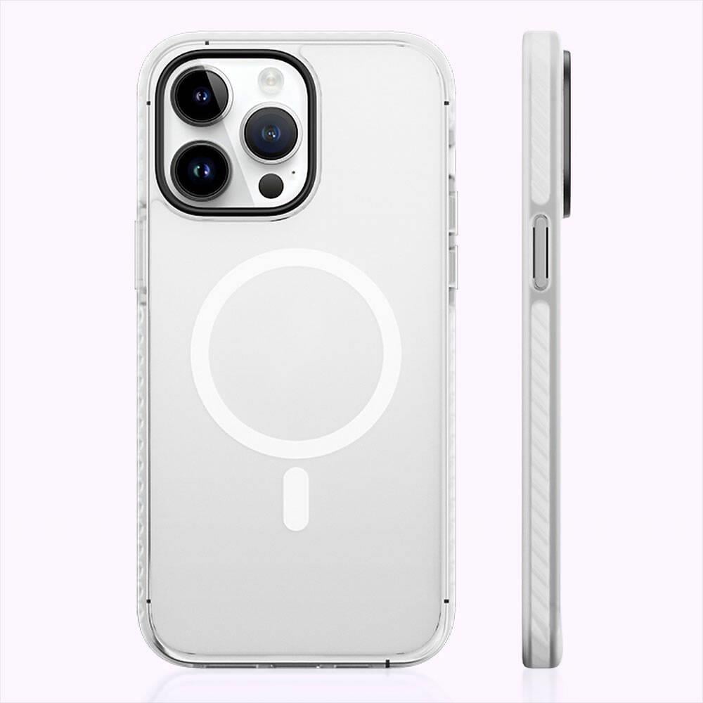 Apple iPhone 14 Pro Max Kılıf M-safe Şarj Özellikli Mat Arka Yüzey Benks Drop Resistance Kapak