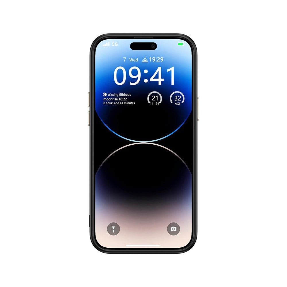 Apple iPhone 14 Pro Max Kılıf M-safe Şarj Özellikli Karbon Fiber Görünümlü Zore Antina Kapak