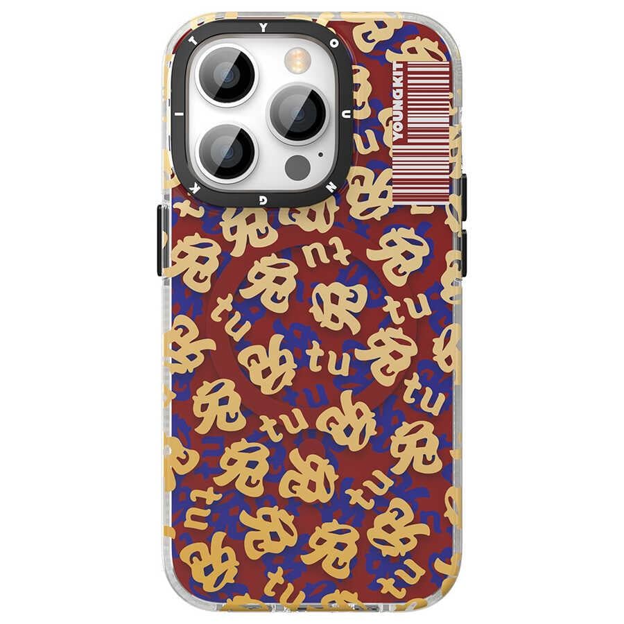 Apple iPhone 14 Pro Max Kılıf M-safe Şarj Özellikli Youngkit Play Rabbit Serisi Kapak