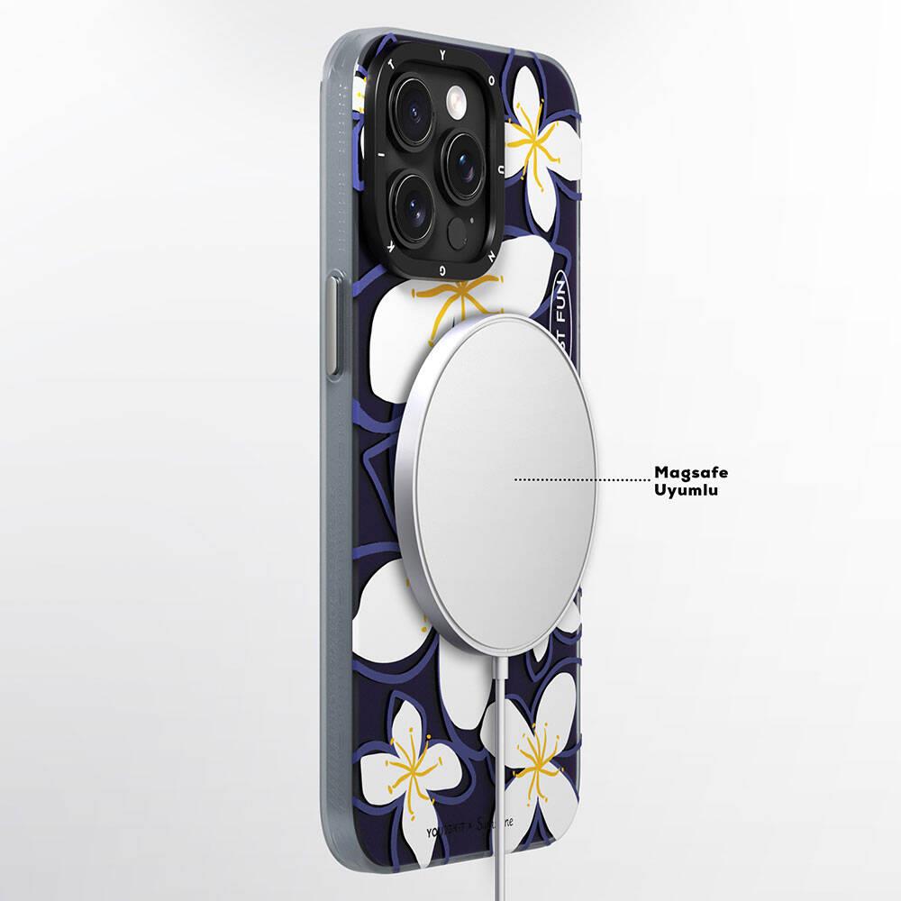 Apple iPhone 14 Pro Max Kılıf M-safe Şarj Özellikli Sunshine Tasarımlı Youngkit Smile Serisi Kapak