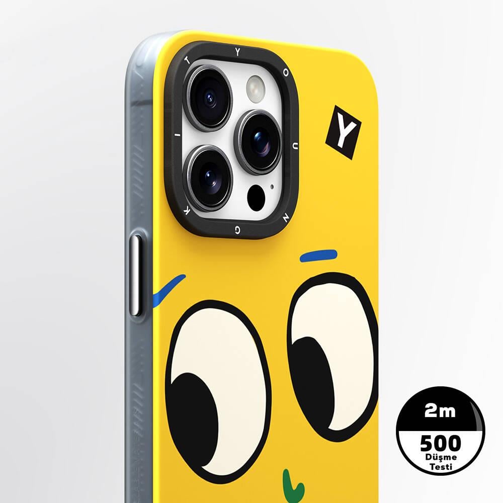 Apple iPhone 14 Pro Max Kılıf M-safe Şarj Özellikli Sunshine Tasarımlı Youngkit Daily Happy Serisi Kapak