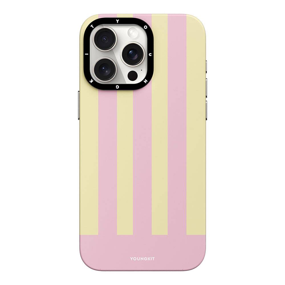 Apple iPhone 14 Pro Max Kılıf M-safe Şarj Özellikli Youngkit Striped Piano Keys Serisi Kapak