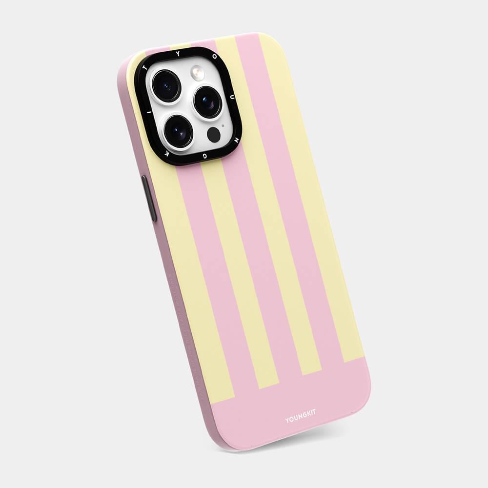 Apple iPhone 14 Pro Max Kılıf M-safe Şarj Özellikli Youngkit Striped Piano Keys Serisi Kapak