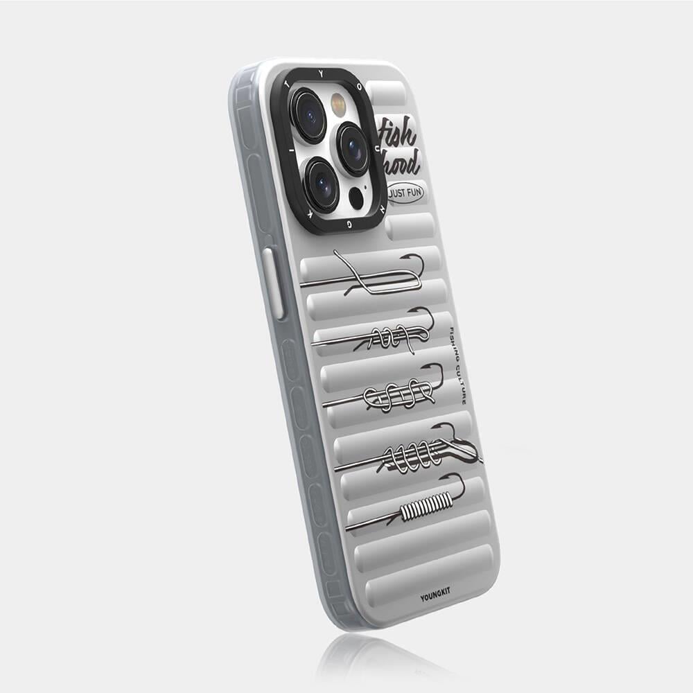 Apple iPhone 14 Pro Max Kılıf M-safe Şarj Özellikli Youngkit Fishing Serisi Kapak