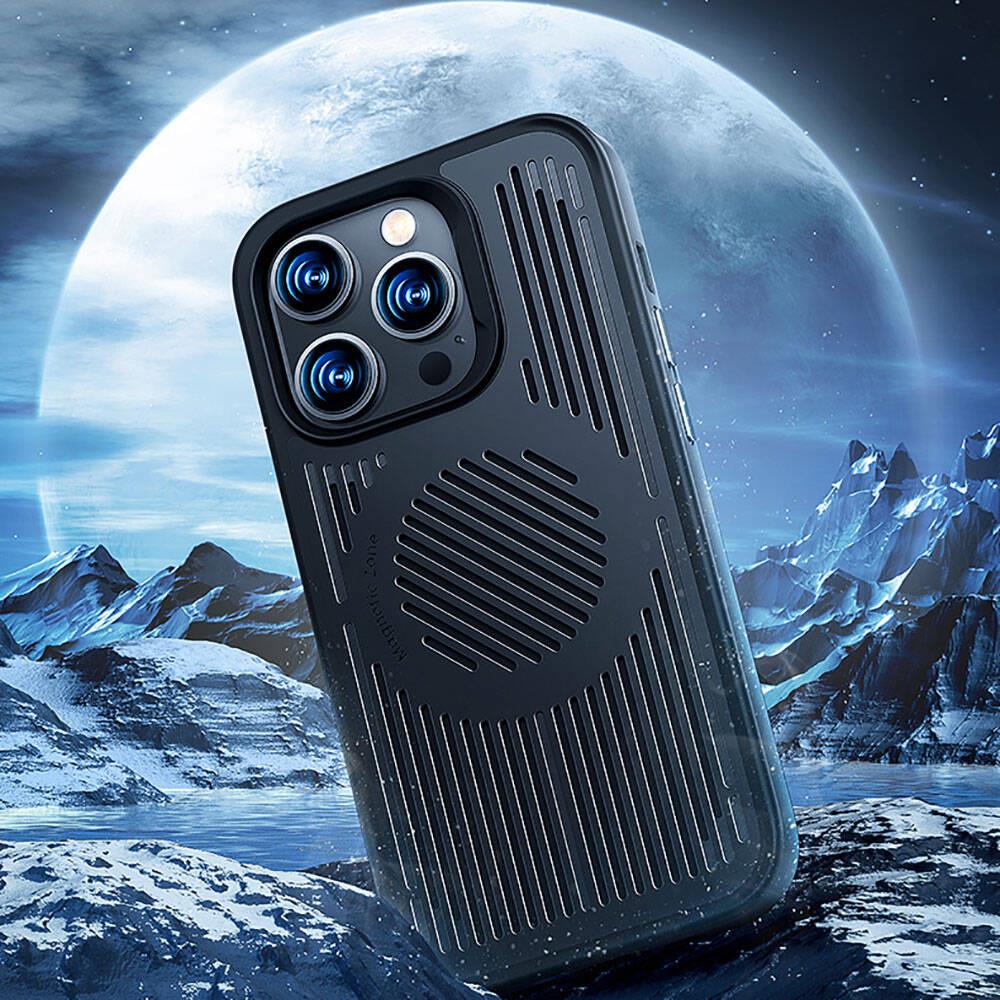 Apple iPhone 14 Pro Max Kılıf M-safe Şarj Özellikli Düşme Dirençli Soğutucu Benks Biliz Kapak