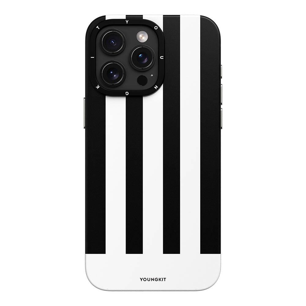 Apple iPhone 14 Pro Max Kılıf M-safe Şarj Özellikli Youngkit Striped Piano Keys Serisi Kapak
