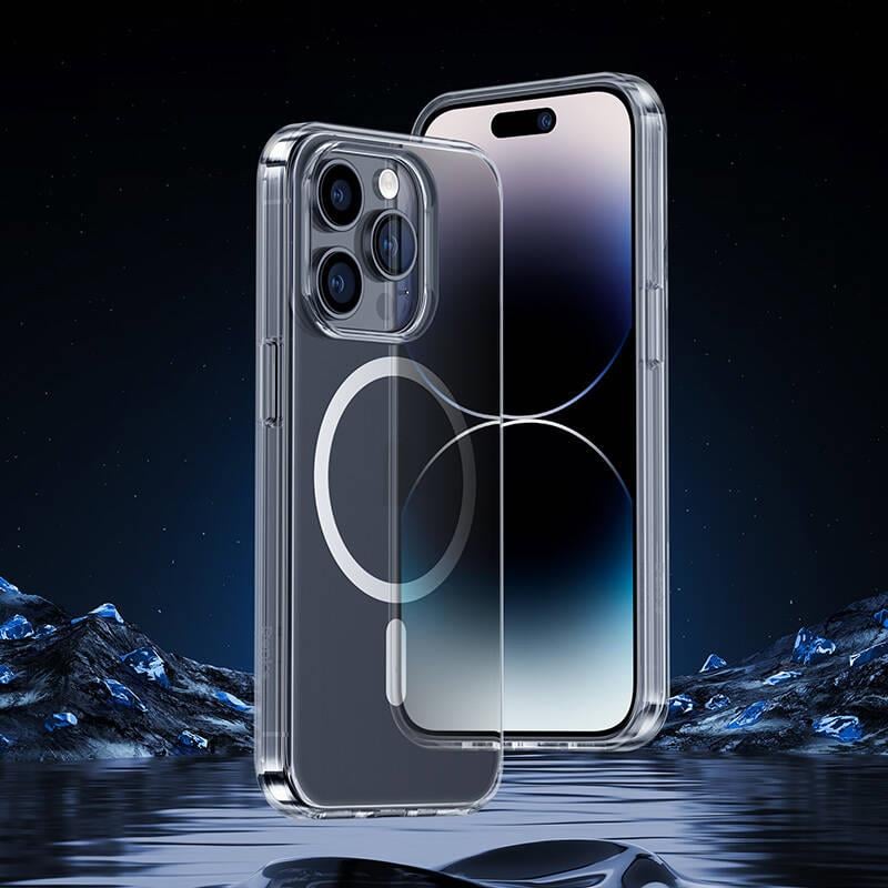 Apple iPhone 14 Pro Max Kılıf M-safe Şarj Özellikli Benks 1.8mm Ultra İnce Şeffaf Kapak
