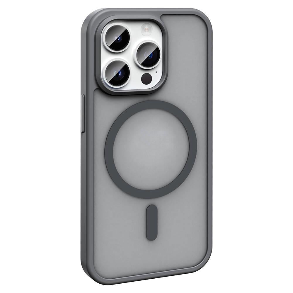 Apple iPhone 14 Pro Max Kılıf M-safe Şarj Özellikli Mat Arka Yüzey Zore Sio Kapak