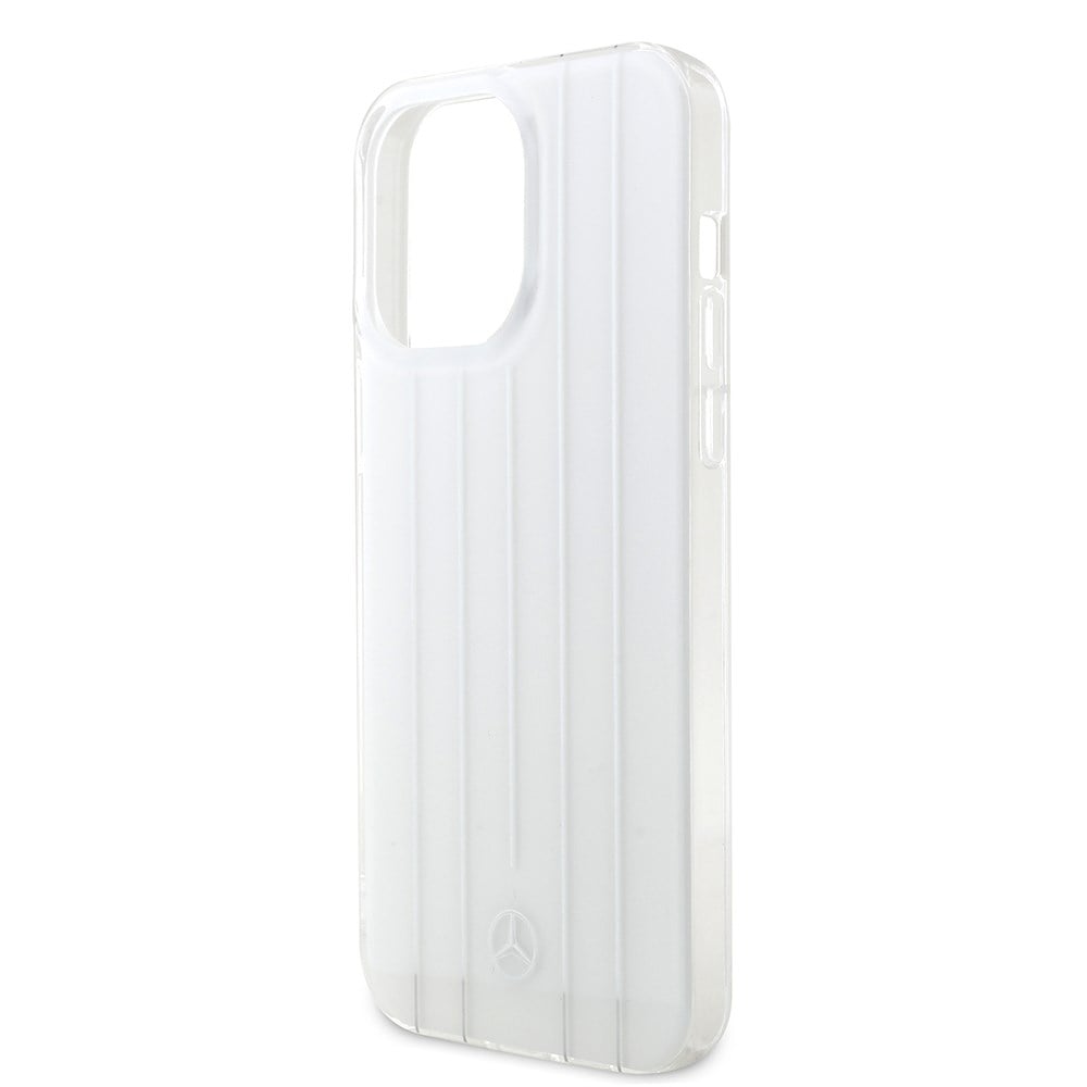 Apple iPhone 14 Pro Max Kılıf Mercedes Benz Orjinal Lisanslı New Urban 3 Sert PC Paralel Çizgi Desenli Kapak