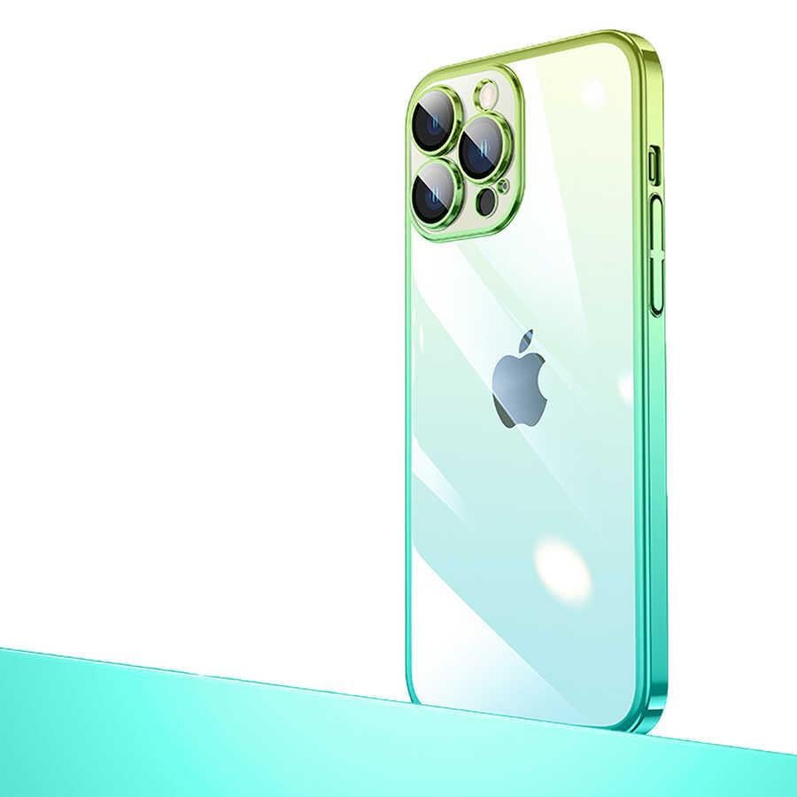Apple iPhone 14 Pro Max Kılıf Parlak Renk Geçişli Kamera Korumalı Zore Senkron Kapak