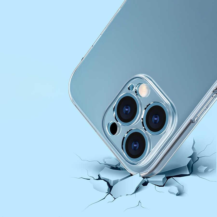 Apple iPhone 14 Pro Max Kılıf Şeffaf Sert PC Zore Vayt Kapak
