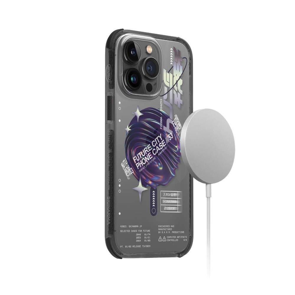 Apple iPhone 14 Pro Max Kılıf SkinArma Şeffaf Airbag Tasarımlı M-safe Şarj Özellikli Shorai Kapak