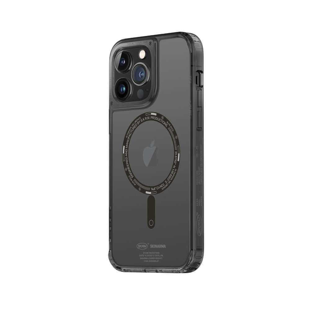 Apple iPhone 14 Pro Max Kılıf SkinArma Şeffaf Airbag Tasarımlı M-safe Şarj Özellikli Saido Kapak