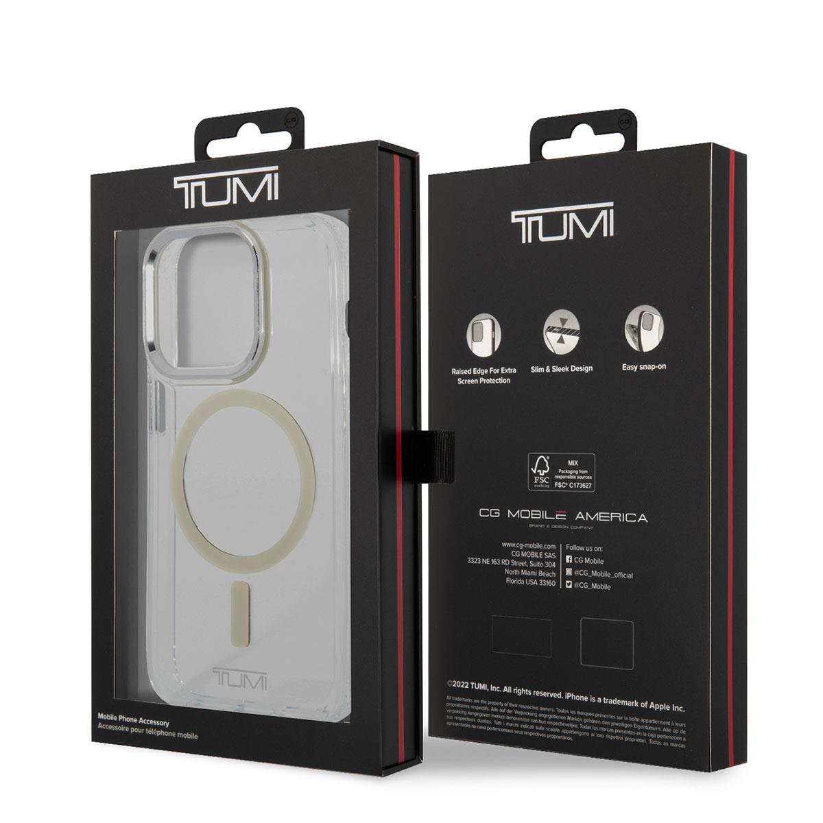 Apple iPhone 14 Pro Max Kılıf TUMI M-safe Şarj Özellikli Airbag Tasarımlı Kapak