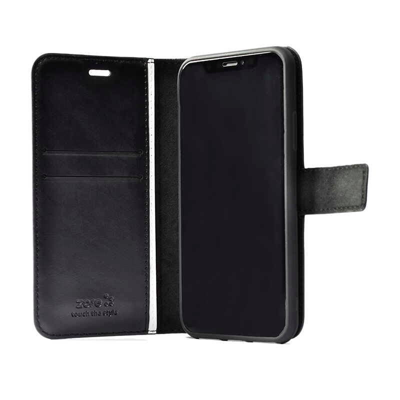 Apple iPhone 14 Pro Max Kılıf Zore Kar Deluxe Kapaklı Kılıf