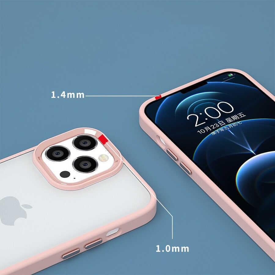 Apple iPhone 14 Pro Max Kılıf Zore Krom Kapak