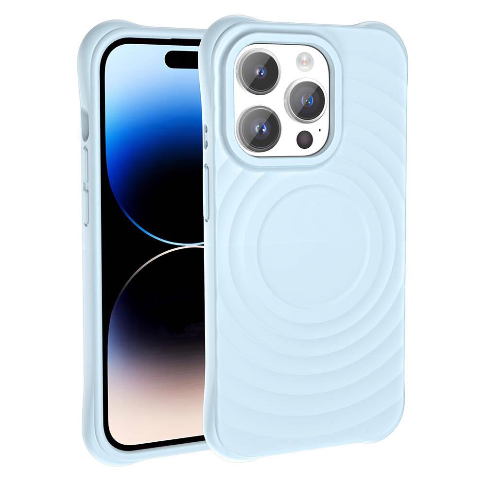Apple iPhone 14 Pro Max M-safe Şarj Özellikli Airbagli Mat Görünümlü Zore Hepi Kapak