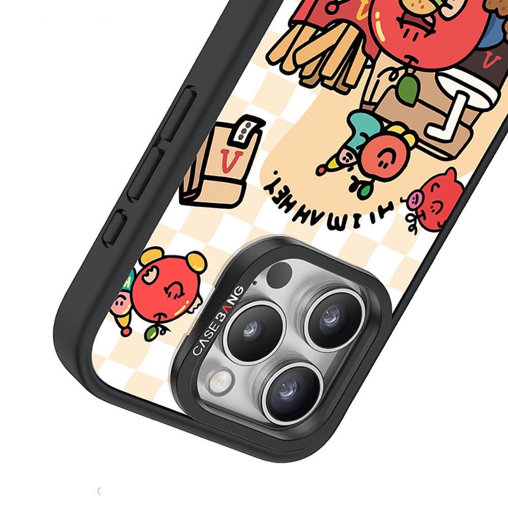 Apple iPhone 14 Pro Max M-safe Şarj Özellikli Casebang Ahhey Serisi Arka Panel