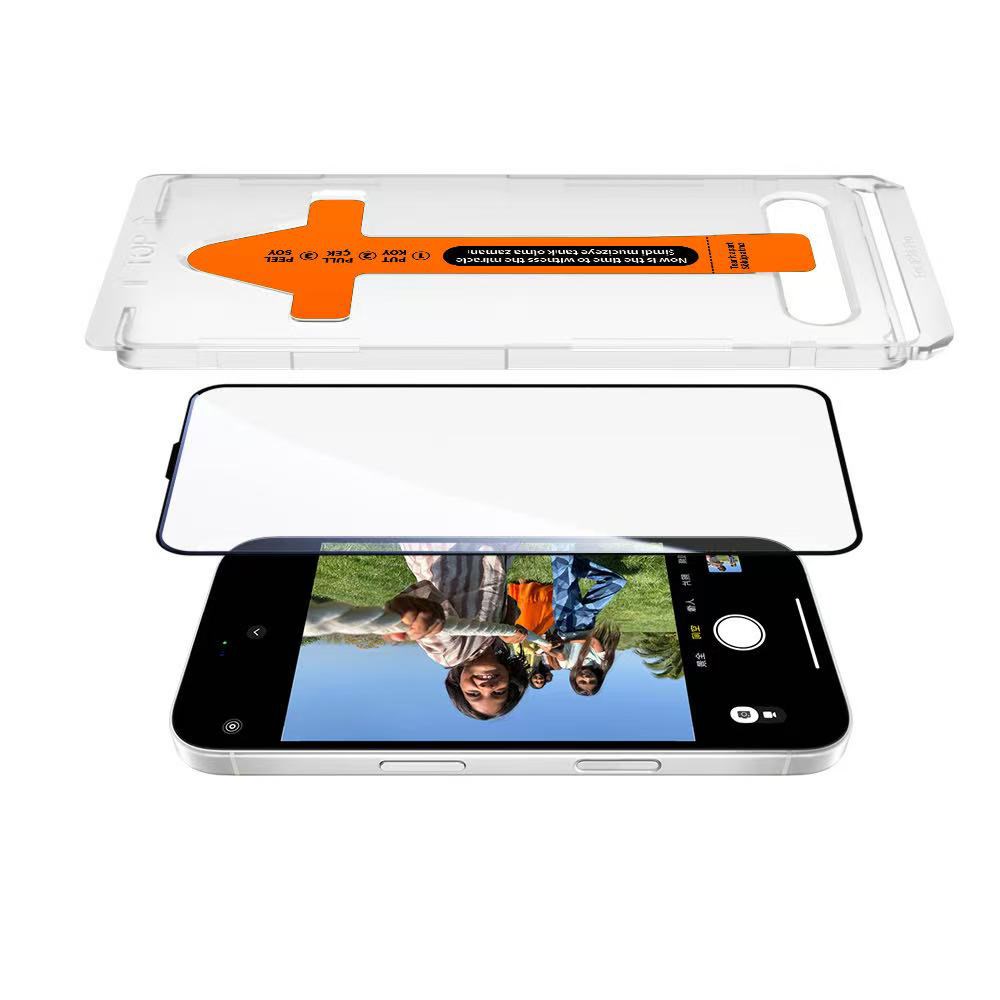 Apple iPhone 14 Pro Max Zore 3D Oliv HD Temperli Cam Ekran Koruyucu + Kolay Uygulama Aparatı