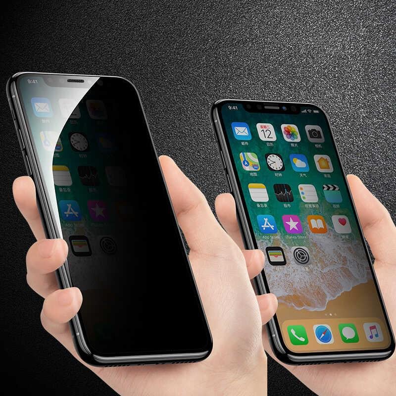 Apple iPhone 14 Pro Max Zore Anti-Dust Privacy Temperli Ekran Koruyucu