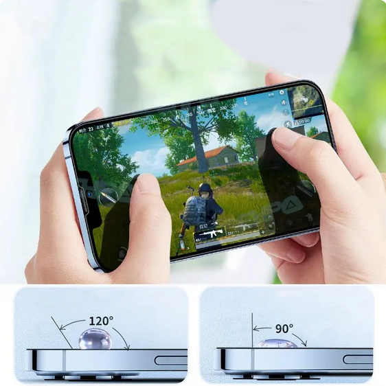 Apple iPhone 14 Pro Max ​​​​​​​​​​​​Zore Darbeye Dayanıklı Anti Statik Temperli Cam Ekran Koruyucu