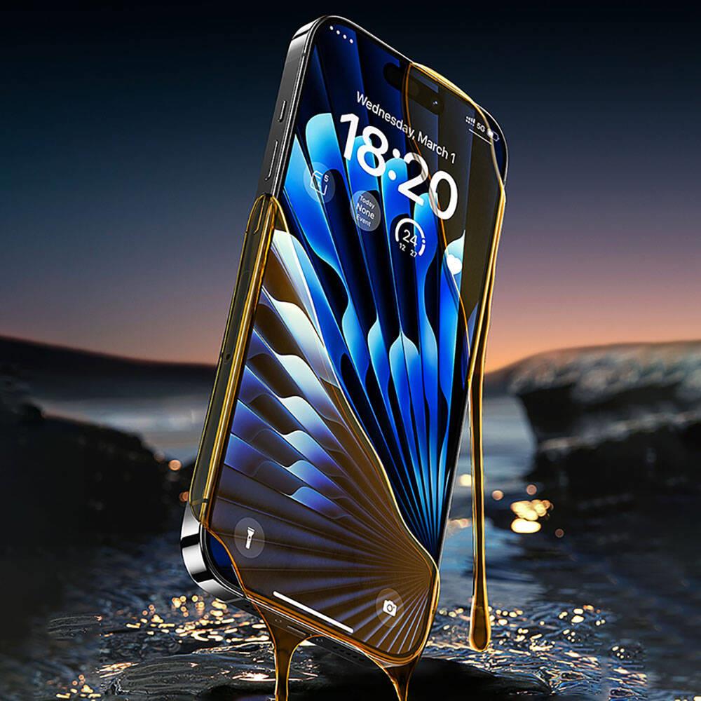 Apple iPhone 15 Benks V Pro Safir Shield Ekran Koruyucu + Kolay Uygulama Aparatlı