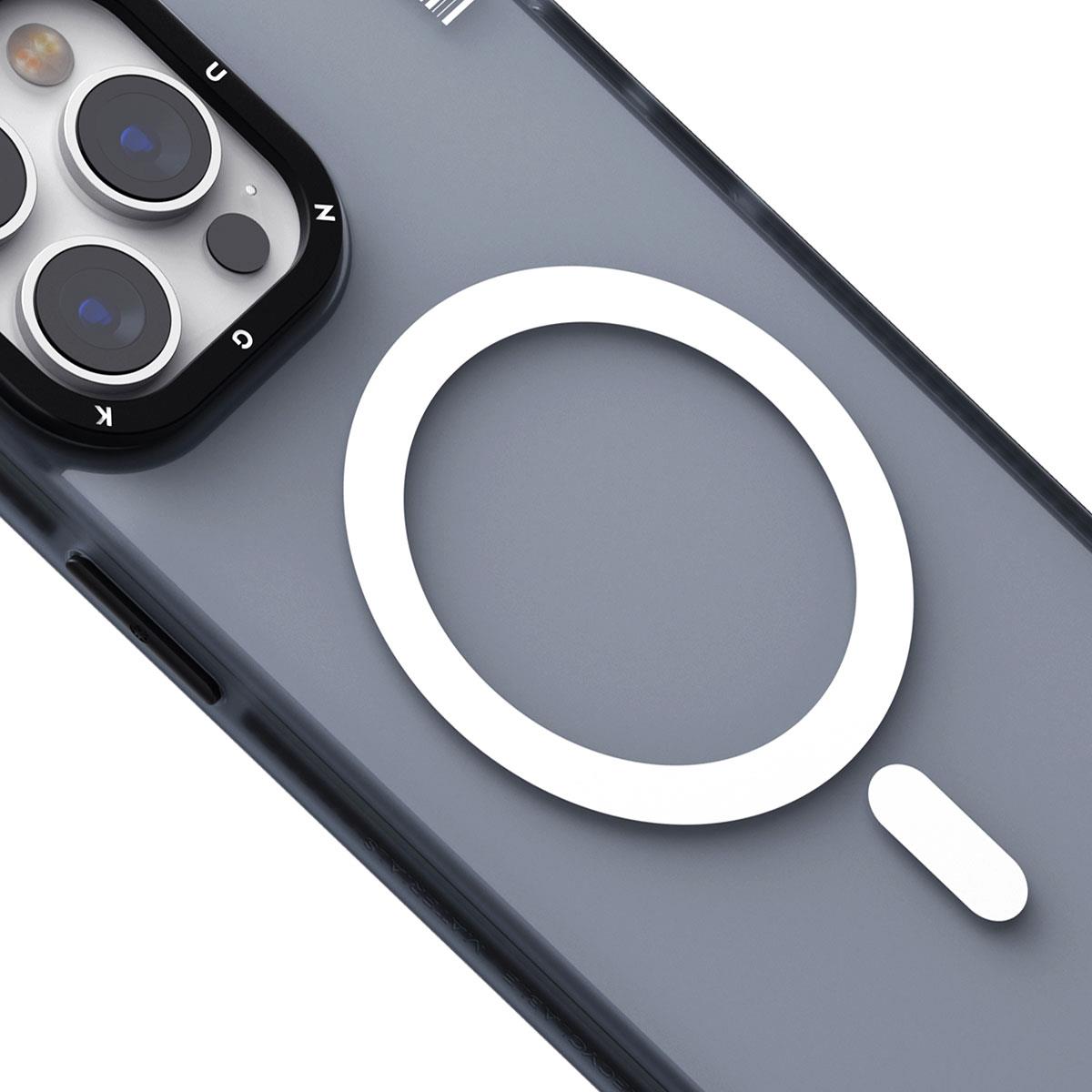 Apple iPhone 15 Kılıf M-safe Şarj Özellikli Youngkit Colored Sand Serisi Kapak