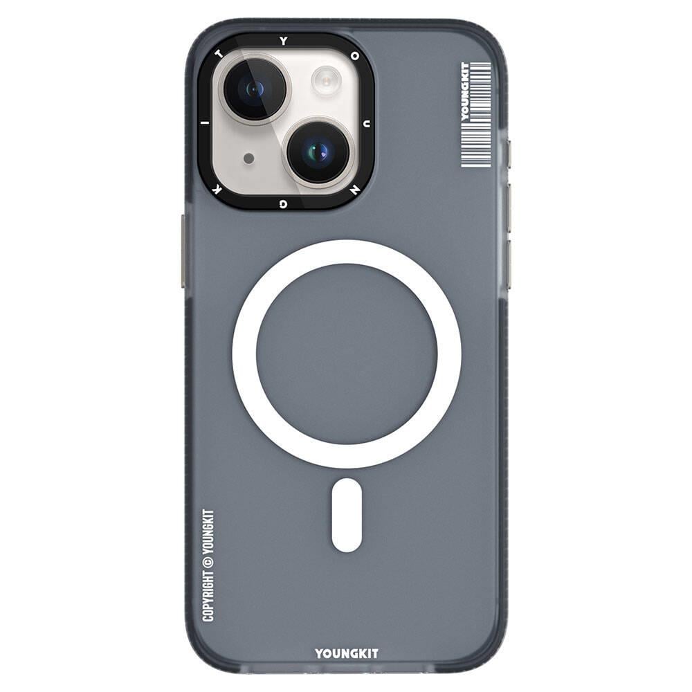 Apple iPhone 15 Kılıf M-safe Şarj Özellikli Youngkit Jiansha Serisi Kapak