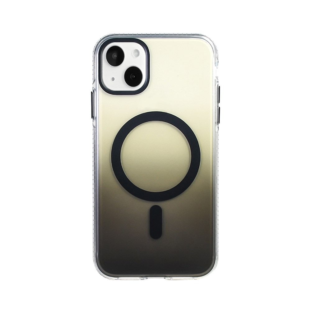 Apple iPhone 15 Kılıf M-safe Şarj Özellikli Polka Dot Desenli Youngkit Spots Serisi Kapak
