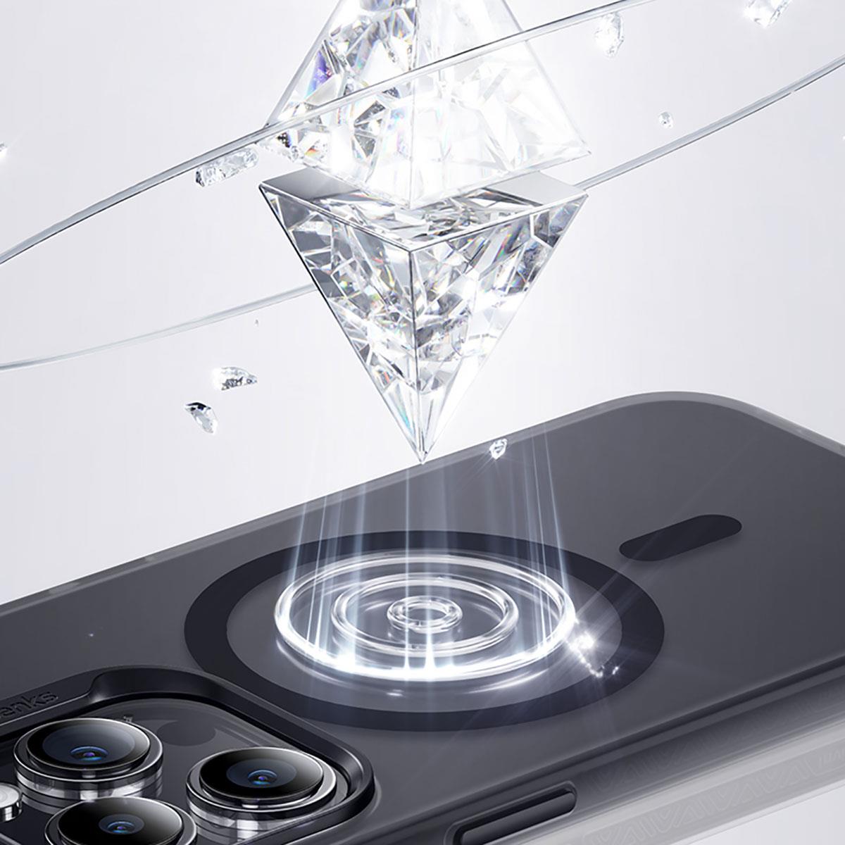 Apple iPhone 15 Kılıf M-safe Şarj Özellikli Benks Lucid Armor Kapak