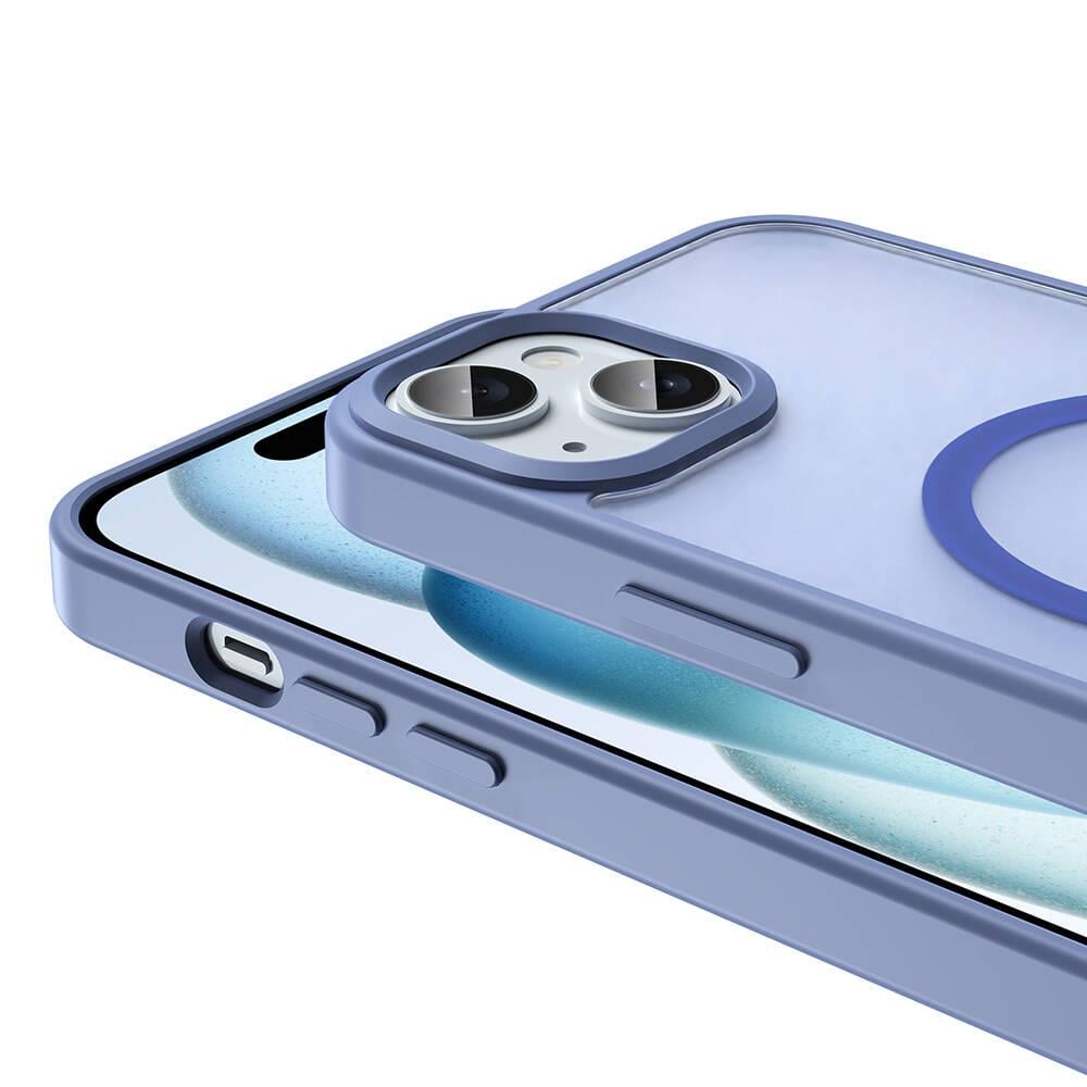 Apple iPhone 15 Kılıf M-safe Şarj Özellikli Youngkit Binfen Serisi Yazı Temalı Kapak