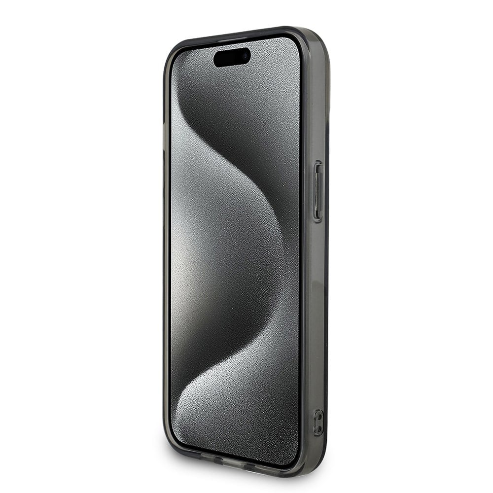 Apple iPhone 15 Kılıf Mercedes Benz Orjinal Lisanslı New Urban 3 IML Baskılı Paralel Çizgi Desenli Kapak