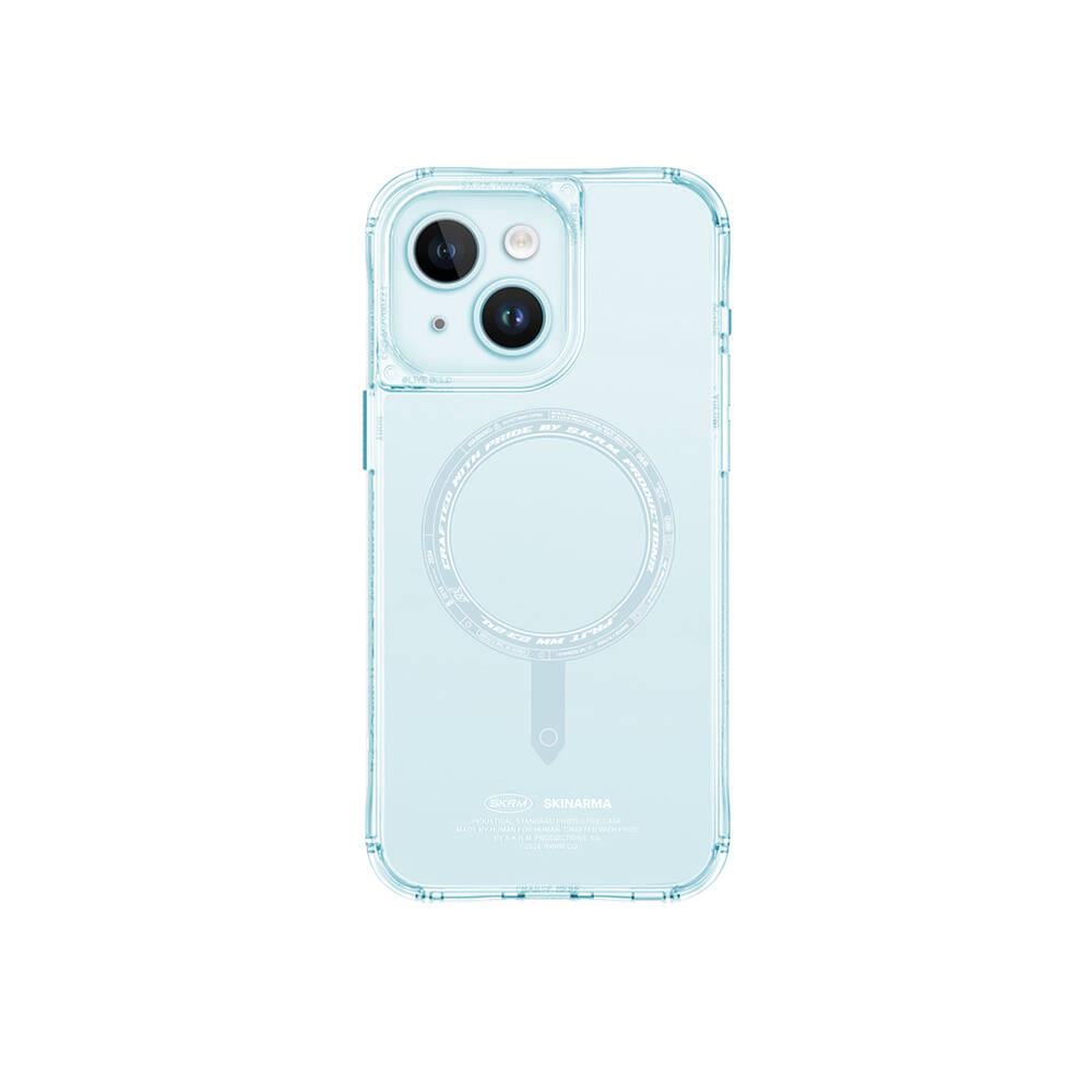 Apple iPhone 15 Kılıf SkinArma Şeffaf Airbag Tasarımlı M-safe Şarj Özellikli Saido Kapak
