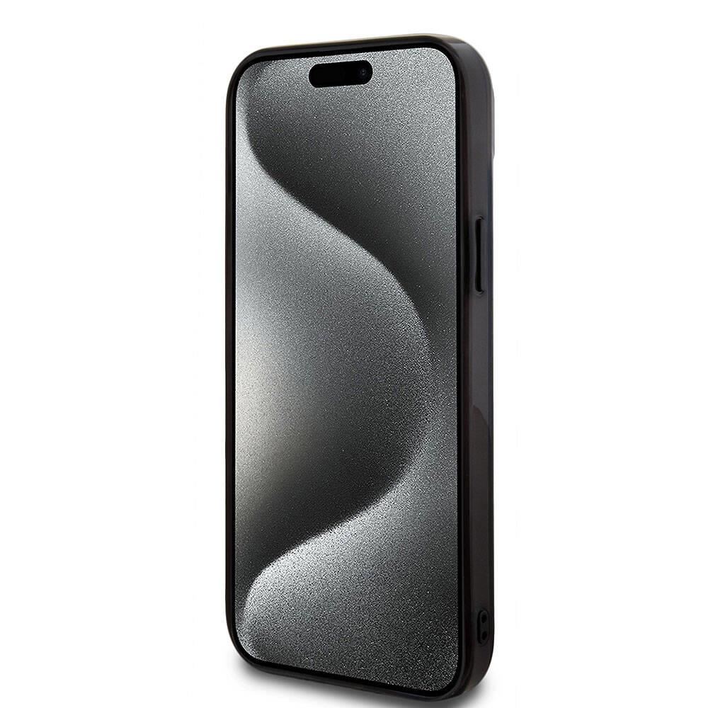 Apple iPhone 15 Plus Kılıf BMW M-safe Şarj Özellikli Transparan Renk Geçişli Dizayn Orjinal Lisanslı Kapak