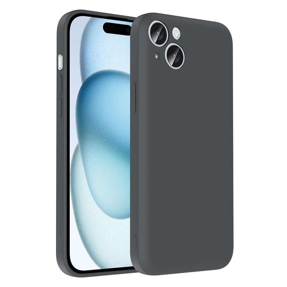 Apple iPhone 15 Plus Kılıf Kamera Korumalı Kartlık Hazneli Zore Vitra Kapak