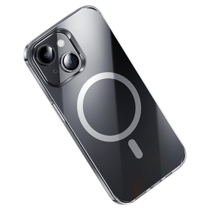 Apple iPhone 15 Plus Kılıf M-safe Şarj Özellikli Benks ​​​​​​Crystal Serisi Şeffaf Kapak