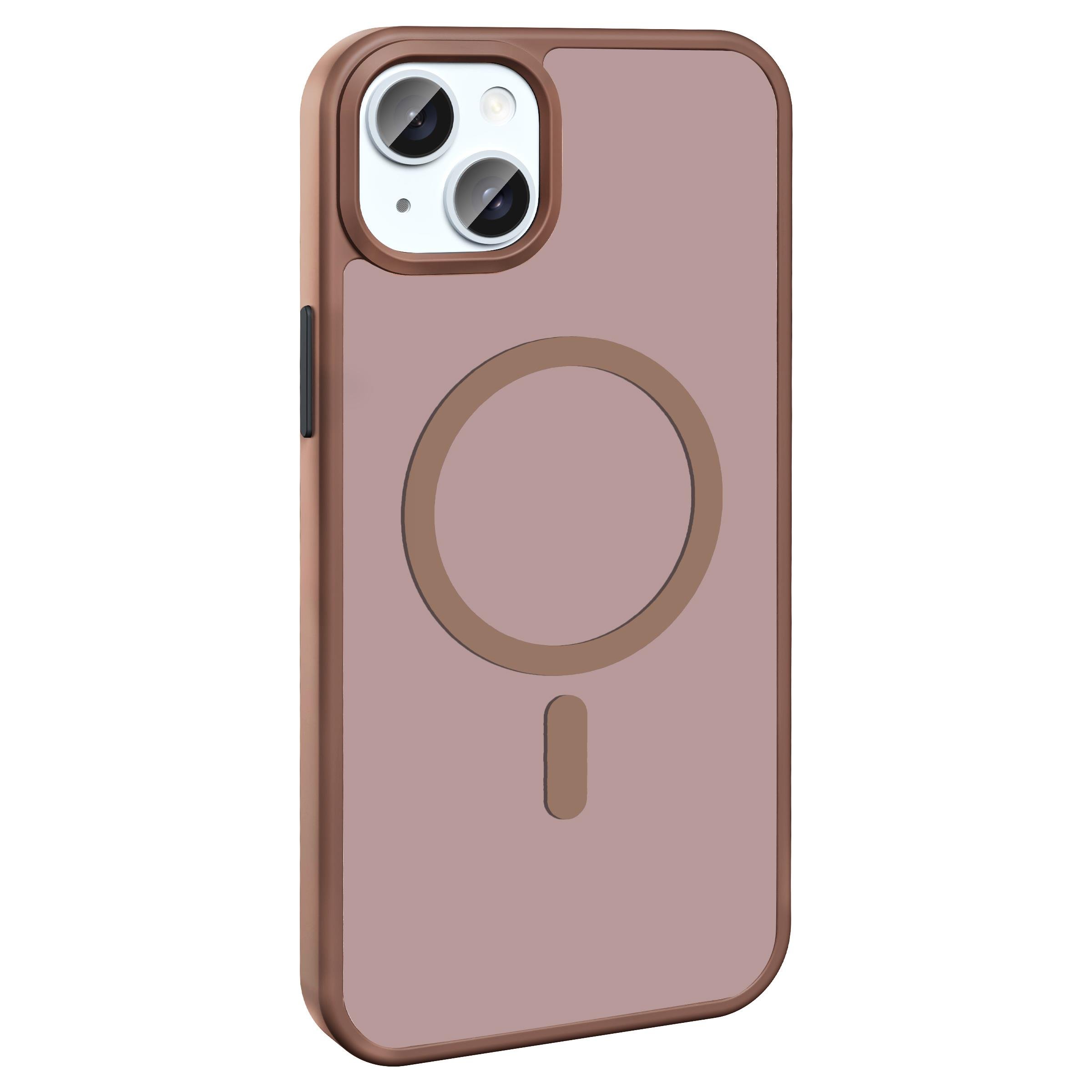 Apple iPhone 15 Plus Kılıf M-safe Şarj Özellikli Mat Arka Yüzey Zore Sio Kapak