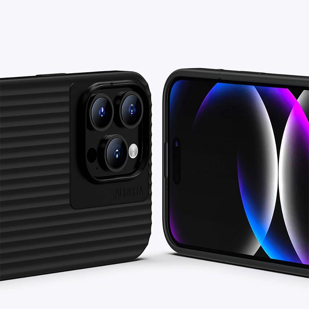 Apple iPhone 15 Plus Kılıf Recci Aurora Serisi M-safe Şarj Özellikli Kapak