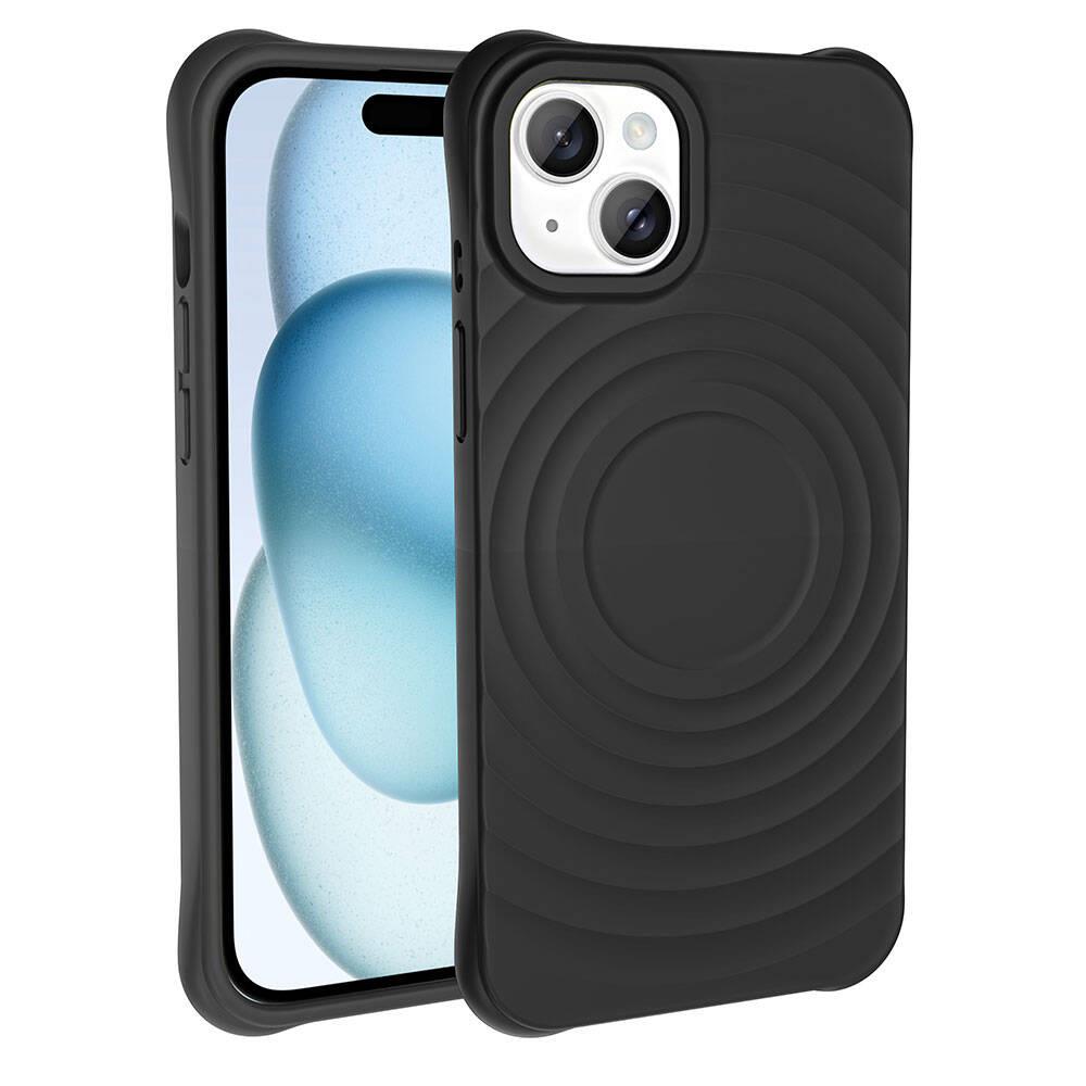 Apple iPhone 15 Plus M-safe Şarj Özellikli Airbagli Mat Görünümlü Zore Hepi Kapak
