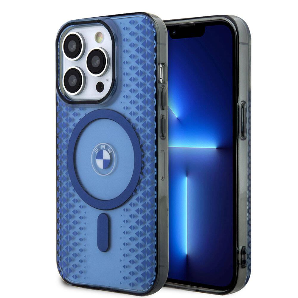 Apple iPhone 15 Pro Kılıf BMW M-safe Şarj Özellikli Transparan IML Signature Orjinal Lisanslı Kapak