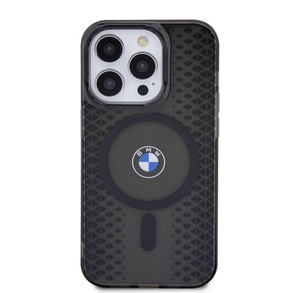 Apple iPhone 15 Pro Kılıf BMW M-safe Şarj Özellikli Transparan IML Signature Orjinal Lisanslı Kapak