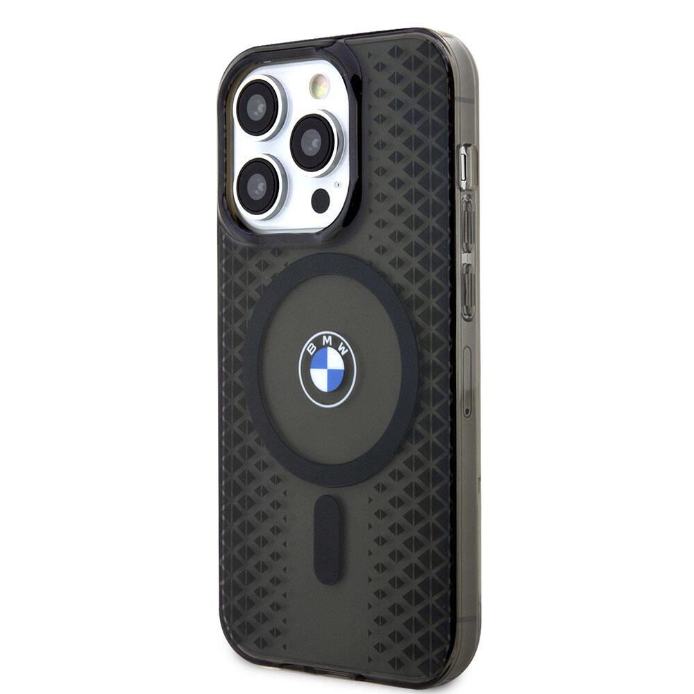 Apple iPhone 15 Pro Kılıf BMW M-safe Şarj Özellikli Transparan IML Signature Orjinal Lisanslı Kapak