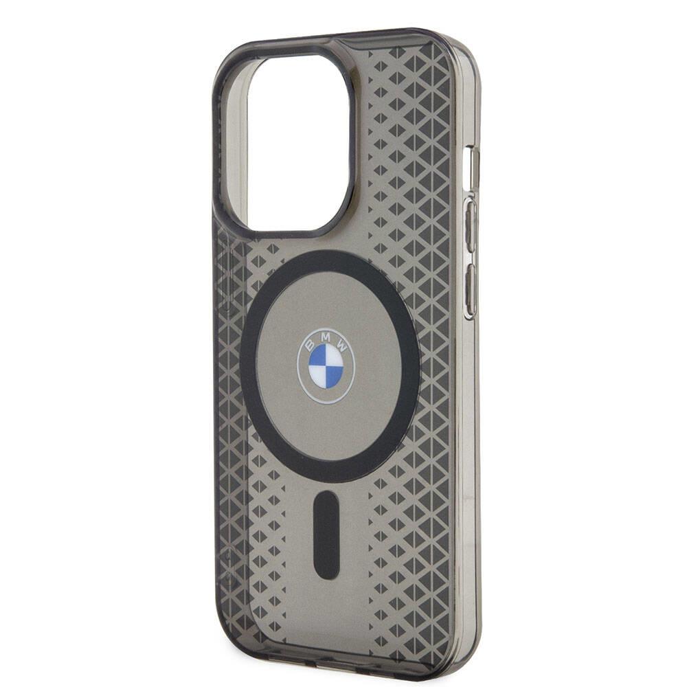 Apple iPhone 15 Pro Kılıf BMW M-safe Şarj Özellikli Transparan IML Signature Orjinal Lisanslı Kapak