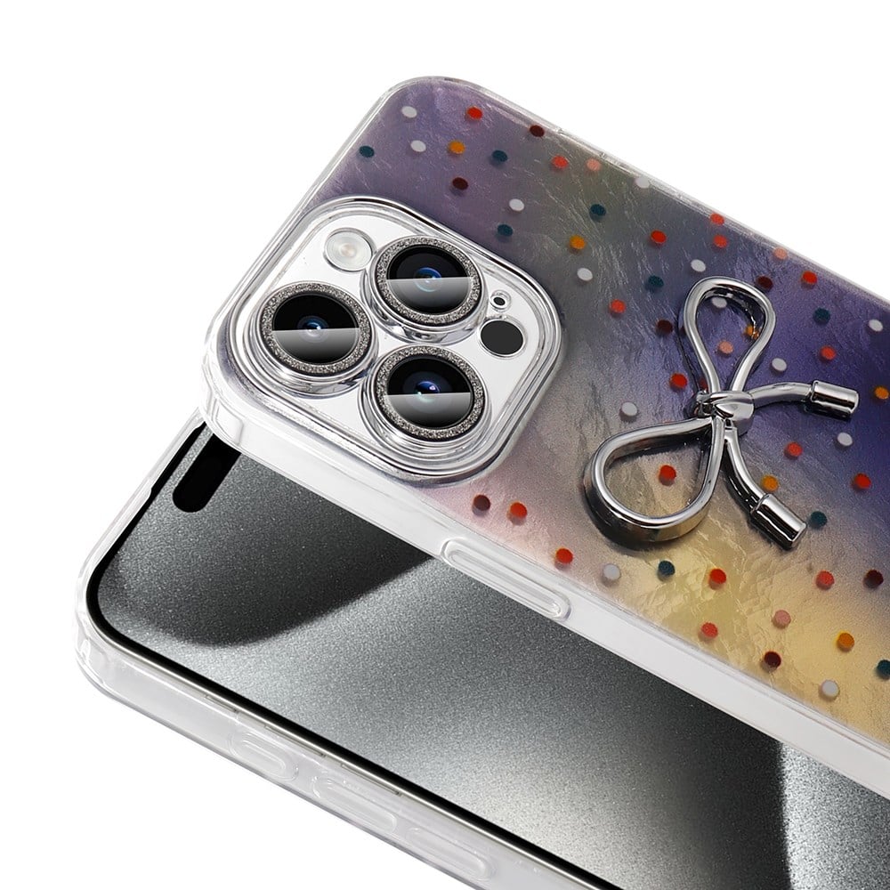 Apple iPhone 15 Pro Kılıf Kamera Korumalı Figürlü Zore Ponti Silikon Kapak