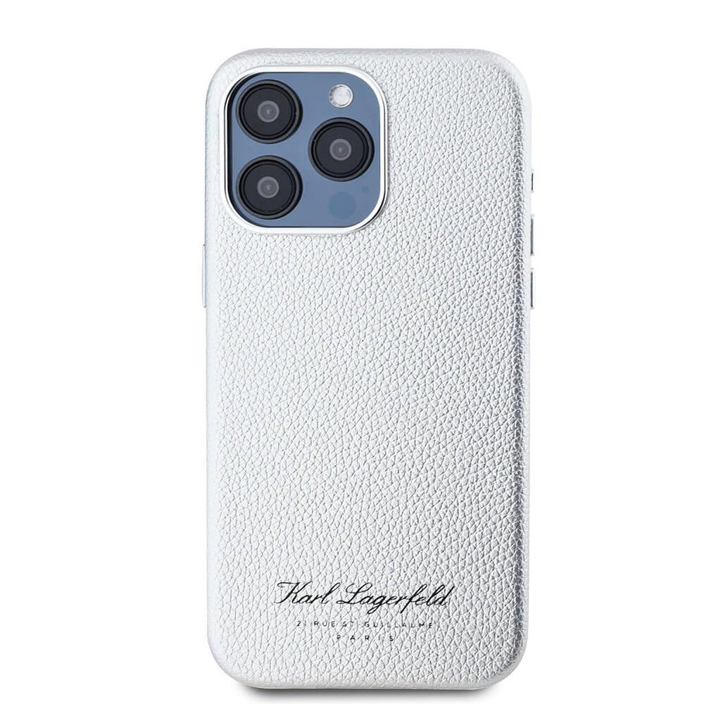 Apple iPhone 15 Pro Kılıf Karl Lagerfeld Orjinal Lisanslı KL Yazılı Hotel Kapak