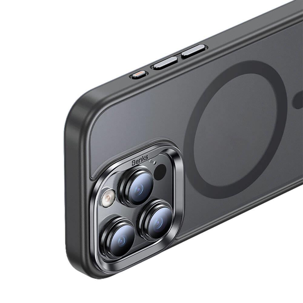 Apple iPhone 15 Pro Kılıf M-safe Şarj Özellikli Benks Mist Protective Kapak